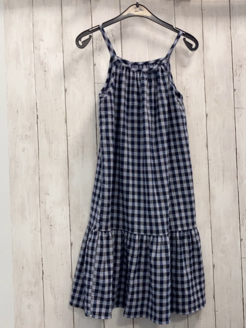 zara Kleid Gr. 140  blau hellblau kariert