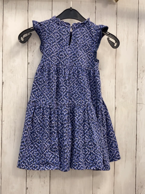 Next  Kleid  Gr. 98  grau lila Ovale weiße Punkte 