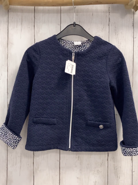 Bludkids  Sweatjacke  Gr. 86  blau Sterne + weiße Herzen 