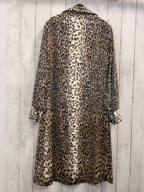   Kleid Gr. 36  beige schwarz braun leoprint 