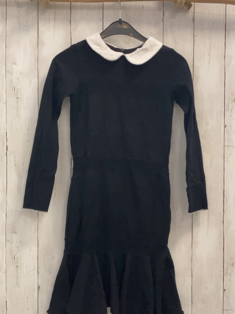 Petit Bateau  Kleid  Gr. 140  schwarz weißer Kragen 
