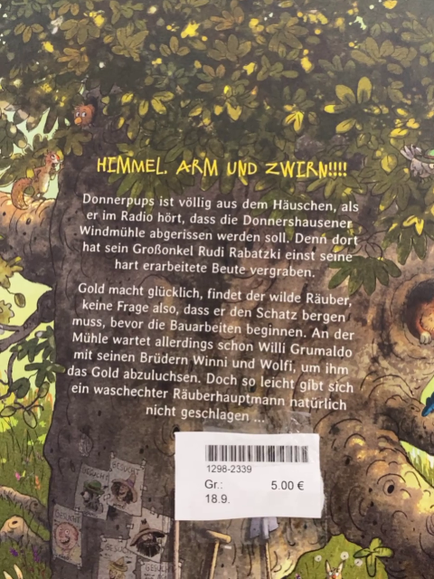   Buch Der Wilde Räuber Donnerpups Der Räuberschatz 