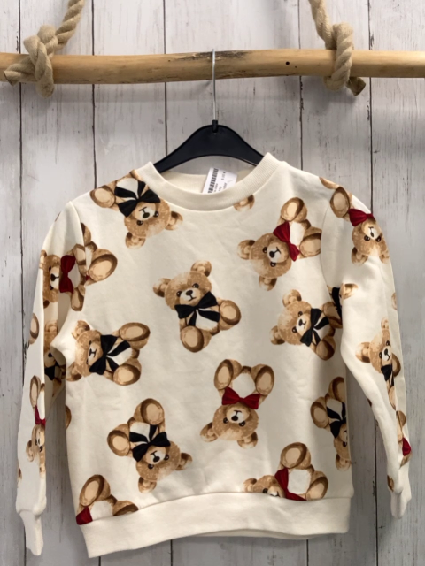 H&M  Pullover  Gr. 110  creme Bären 
