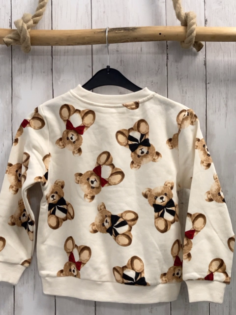 H&M  Pullover  Gr. 110  creme Bären 