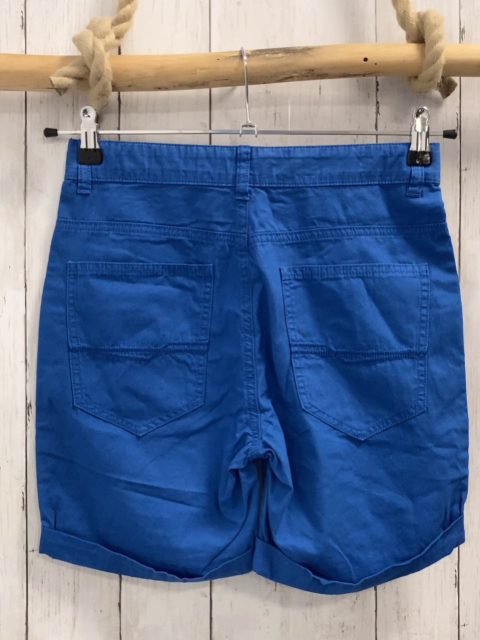 Esprit  Shorts  Gr. 158  blau Schrift Bund verstellbar 