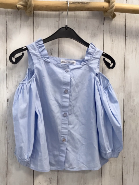 Zara  Bluse  Gr. 134  hellblau 