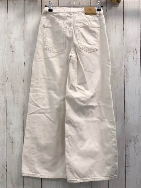 zara Hose Gr. 152  weiß Jeans weites Bein