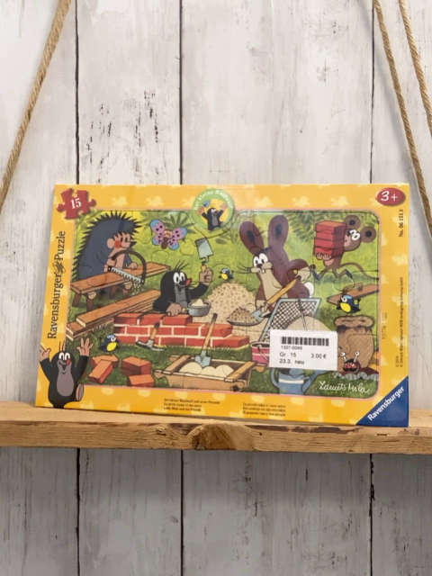 neu Puzzle Gr. 15  Maulwurf