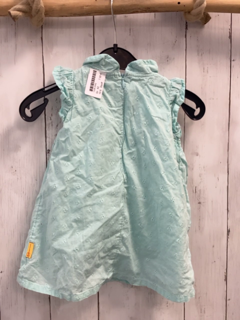 Steiff  Kleid  Gr. 62  mint Lochstickerei gesmoktes Oberteil 