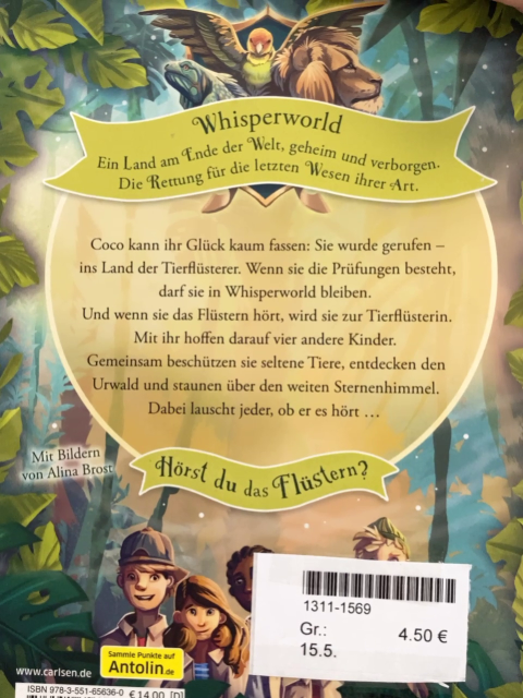   Buch Whisper World Aufbruch ins Land der Tierflüsterer 