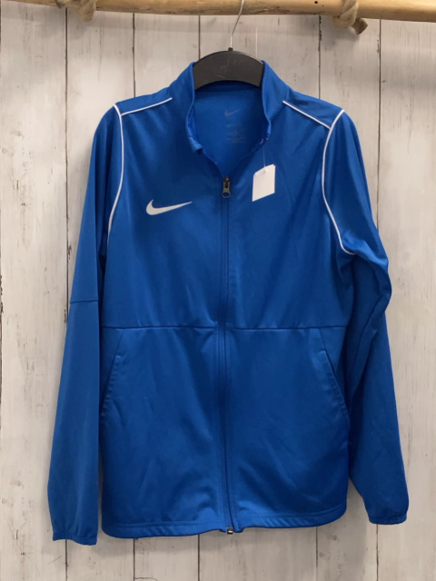 Nike  Joggingjacke  Gr. 140  hellblau weißer Bund + weißes Label 