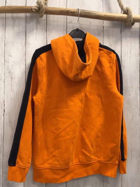 Nerf Pullover Gr. 146  orange schwarz Reißverschluss