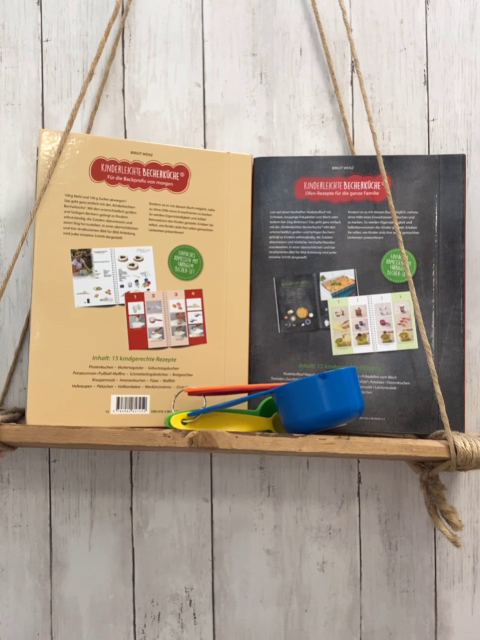 3 teiliges Backbuchset Becherküche (Für die Backprofis von morgen + Ofen-Rezepte für die ganze Familie) + Becherset 