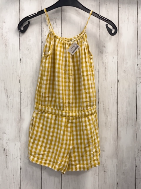 Hartford  Playsuit  Gr. 128  senf weiß kariert 