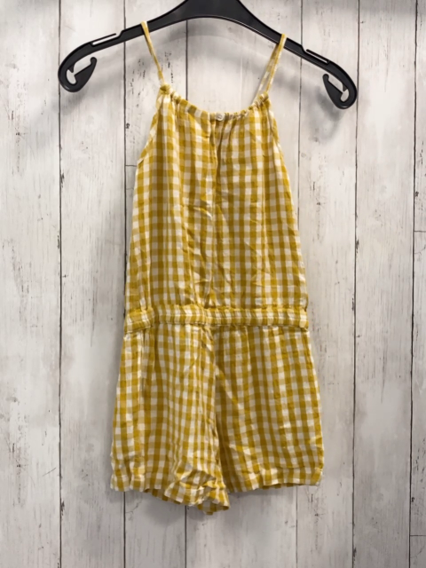 Hartford  Playsuit  Gr. 128  senf weiß kariert 