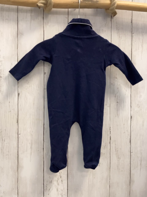 Miniclassix Schlafanzug  Gr. 68  blau Kragen Hund 