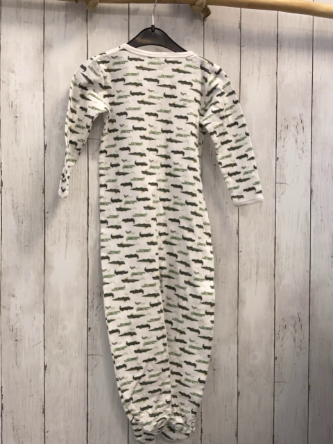 Name it  Schlafanzug  Gr. 98  weiß grün mint Krokodile 