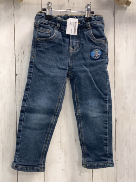   Hose  Gr. 92  blau Jeans gefüttert Bund verstellbar 