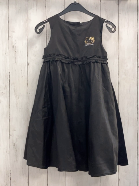 H&M  Kleid Gr. 128  schwraz Hello Kitty Unterrock Rüschen 
