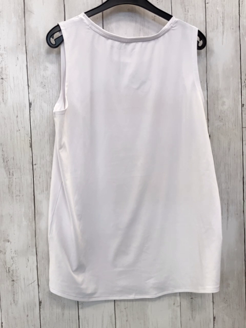 Esprit  Sporttop M  weiß roter Balken mit weißer Schrift 