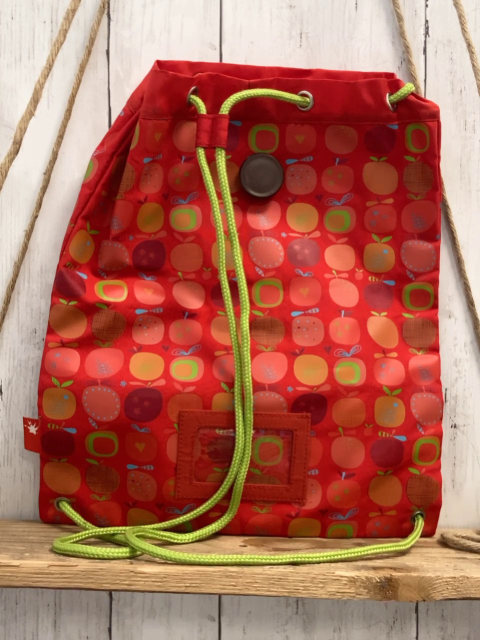 Sigikid  Sportbeutel  rot bunte Äpfel 