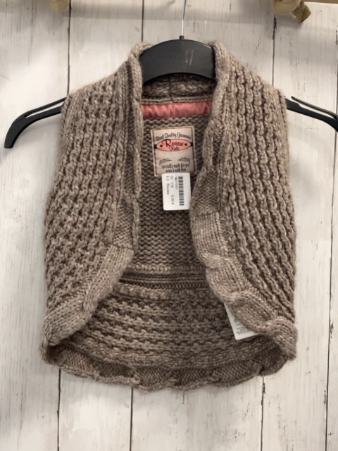 Review  Weste  Gr. 116  grau Strick 