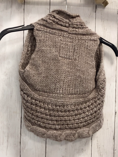 Review  Weste  Gr. 116  grau Strick 