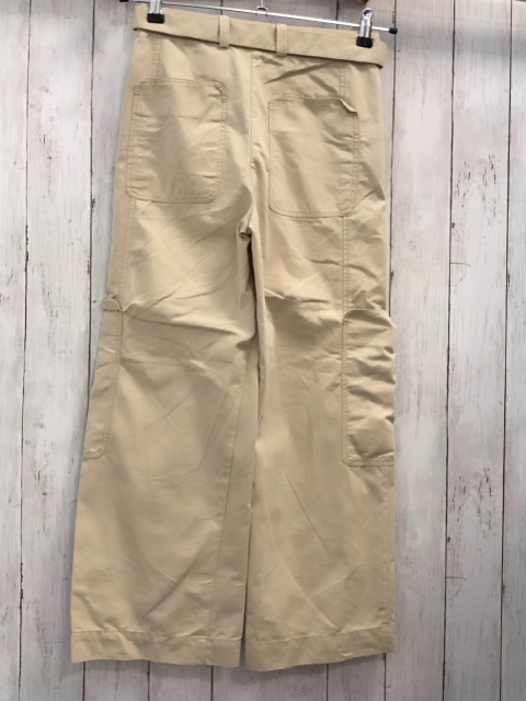 Zara  Hose  Gr. 164  beige mit Gürtel 