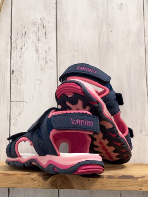 Lamino  Sandalen  Gr. 29  blau pink Bund Herz 