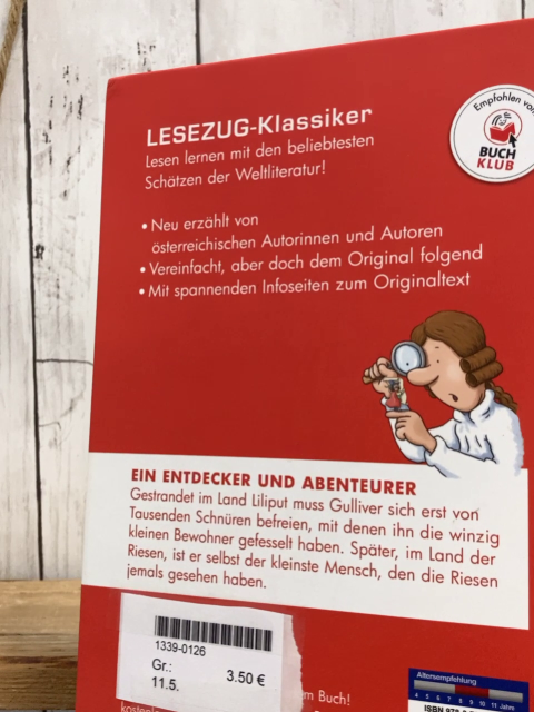   Buch Gullivers Reise
