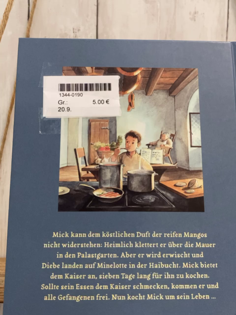   Buch Mick Mangodieb und die Rezepte der Sieben Weltmeere 