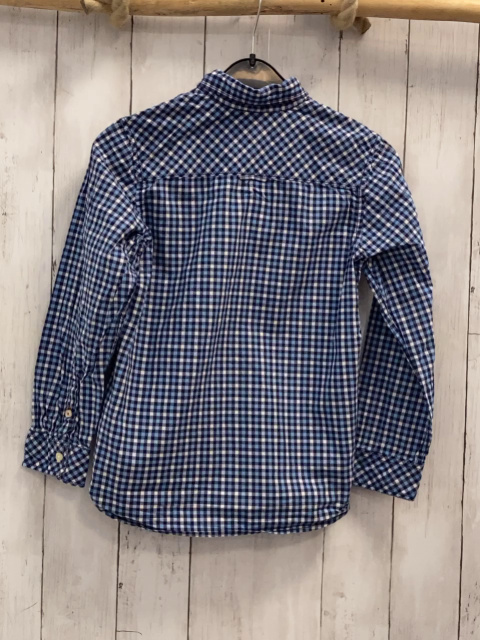 H&M  Hemd  Gr. 128  blau hellblau weiß kariert 