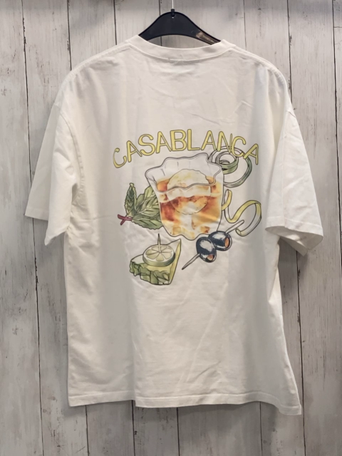 Casablance  T-Shirt  Gr. L weiß Lebensmittel 