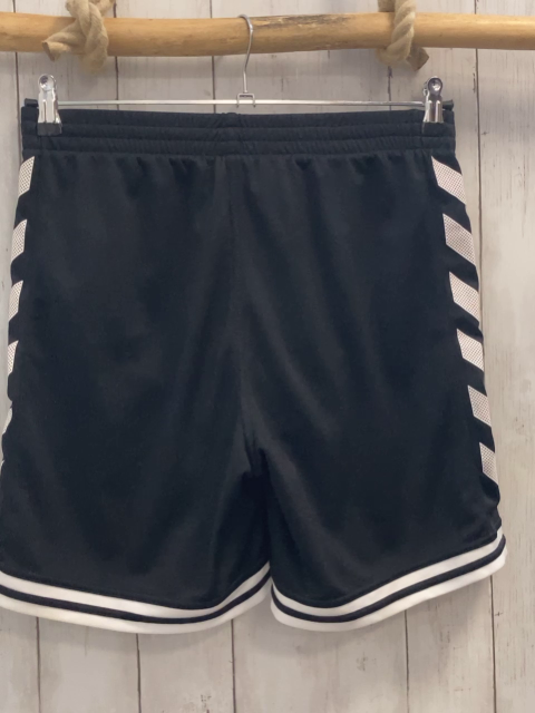 hummel  Sportshorts Gr. L  schwarz weiße Zackenstreifen an der Seite 