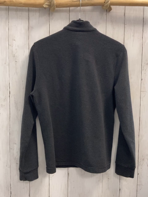 Odlo  Pullover Gr. S schwarz graue Streifen Fleece Reißverschluss 