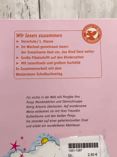  Buch Hier kommt Ponyfee! und die Reise ans Ende des Regenbogen