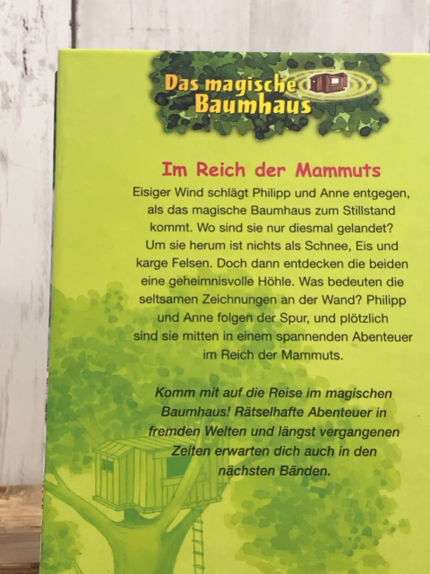 Magisches Baumhaus  Buch Im Reich des Mammuts 