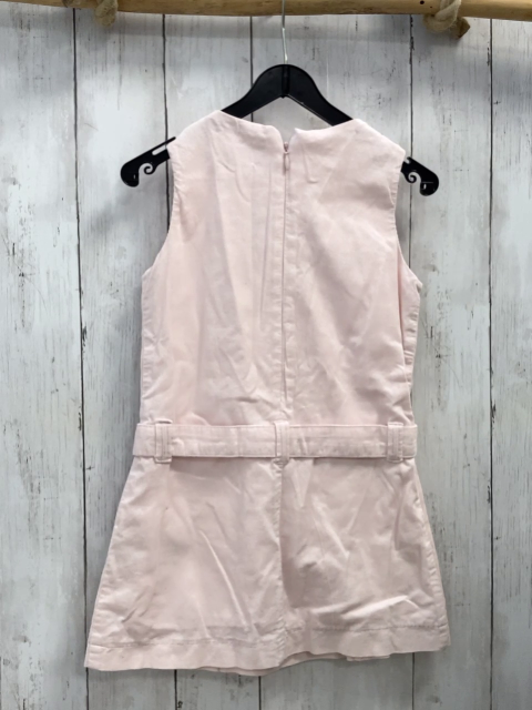 Cyrillus  Kleid  Gr. 116  rosa Streifen mit Gürtel 