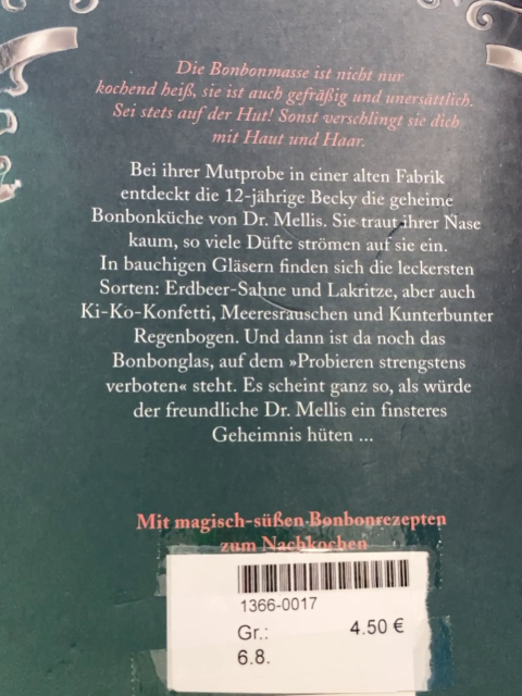   Buch Becky und der geheimnisvolle Bonbonkocher 