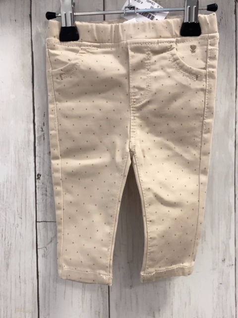 Obaibi Jeggings  Gr. 56  beige braune Punkte 
