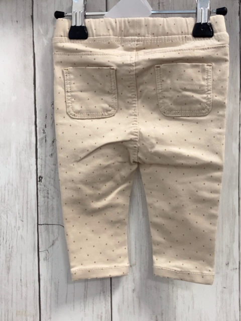 Obaibi Jeggings  Gr. 56  beige braune Punkte 