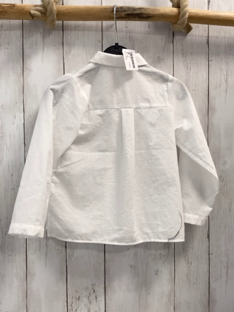 Zara  Bluse Gr. 98  weiß gesmokt 