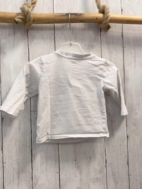Timberland  Langarmshirt  Gr. 74  weiß Straßenbild mit Schrift 