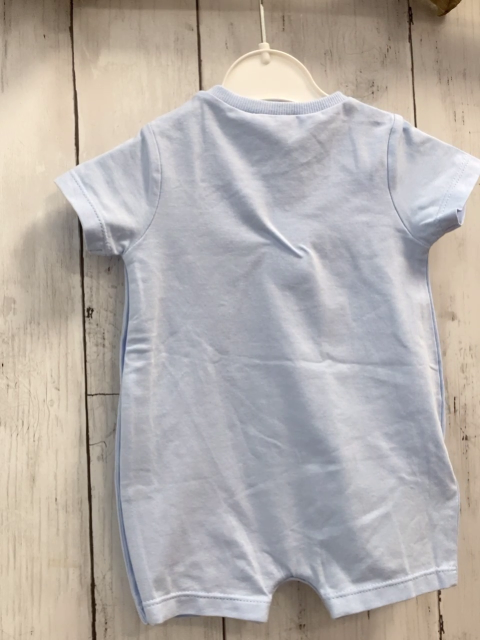 mayoral  Playsuit  Gr. 62  hellblau 2 Hunde 