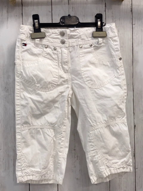 Tommy Hilfiger  Caprihose  Gr. 116  weiß Bund verstellbar