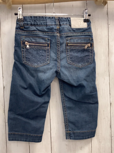 Tommy Hilfiger  Caprihose  Gr. 116  blau Jeans Bund verstellbar