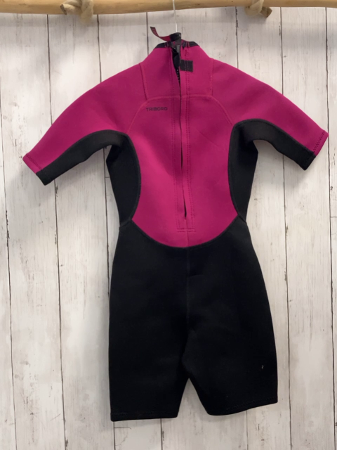 Decathlon  Neoprenoverall  Gr. 122/128  schwarz pflaume 