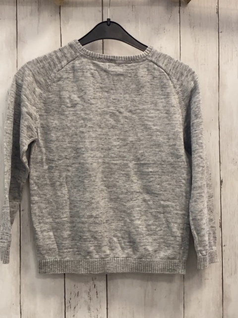 Next  Pullover  Gr. 122  hellgrau meliert Strick 