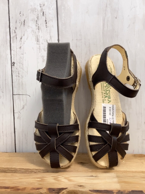 neu El Naturalista  Sandalen  Gr. 29  braun dünne Riemen mit Karton 