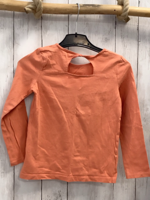 Carter´s  Langarmshirt  Gr. 128  orange bunter Baum it Vögeln Blüten Glitzerblättern 